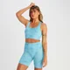 MP Damen Shape Seamless Sport-BH – Blaue Batik