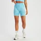 MP Damen Shape Nahtlose Radlerhose – Blaue Batik