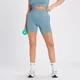 MP Damen Tempo Rib Nahtlose Shorts – Graphitblau