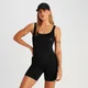 MP Damen Tempo Rib Nahtloser Bodysuit – Schwarz