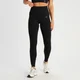 MP Damen Tempo Rib Nahtlose Leggings – Schwarz