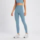 MP Damen Tempo Rib Nahtlose Leggings – Graphitblau