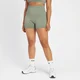 MP Damen Rest Day Nahtlose Booty Shorts – Dunkles Graubraun
