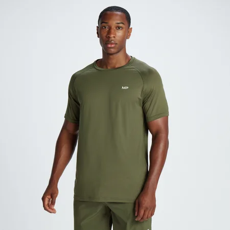 MP Herren Training Kurzarm-T-Shirt – Olivgrün