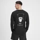 MP Herren Fade-Grafik Langarm-Trainingsshirt — Schwarz