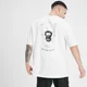MP Herren Leg-Day-Grafik-T-Shirt mit Oversize-Passform – Weiß