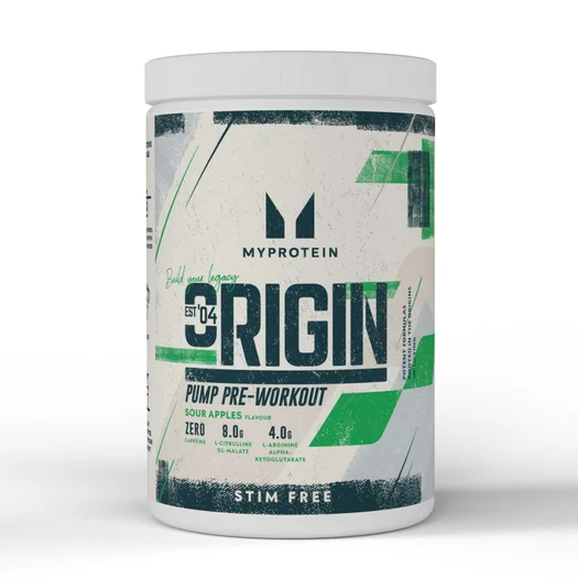 Origin Pump Pre-Workout (Stim-Free) - 30Portionen - Sour Apples