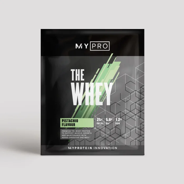 THE Whey – Geschmacksrichtung Pistazie (Probe)