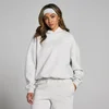 MP Damen Basics Oversize-Kapuzenpulli – Hellgrau