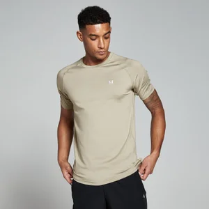 MP Herren Training Kurzarm-T-Shirt – Stone - Size XS