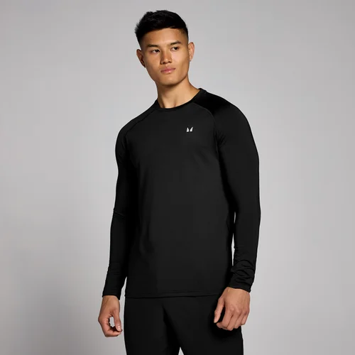 MP Herren Training Langarm-T-Shirt – Schwarz