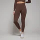 MP Damen Shape Nahtlose 7/8-Leggings — Walnuss