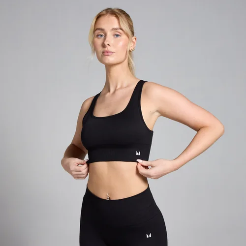 MP Damen Shape Nahtloser Sport-BH — Schwarz