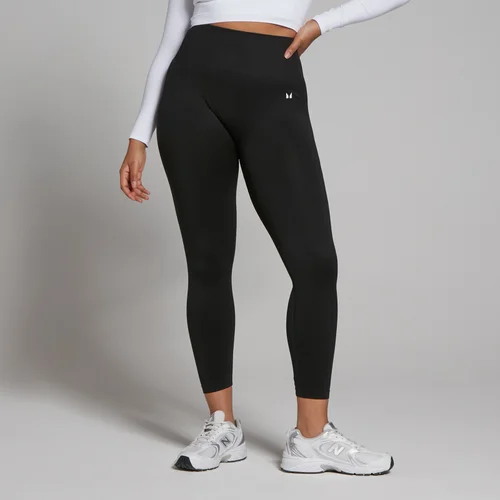 MP Damen Shape Nahtlose 7/8-Leggings — Schwarz