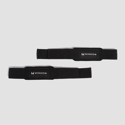 Myprotein Geposlsterte Zughilfen – Lifting Straps – Schwarz