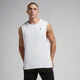 MP Herren Rest Day Tanktop mit tiefem Armausschnitt – Weiß