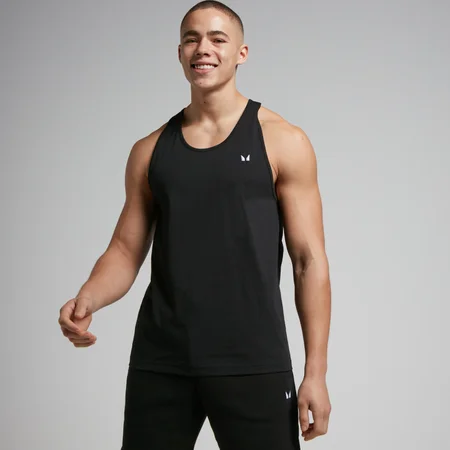 MP Herren Rest Day Stringer-Top – Schwarz