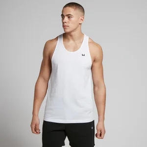MP Herren Rest Day Stringer-Top – Weiß - Size XS