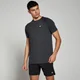 MP Herren Performance Kurzarm-T-Shirt – Schwarz meliert