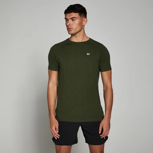 MP Herren Performance Kurzarm-T-Shirt – Army Green meliert