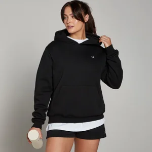 MP Damen Basics Kapuzenpulli in klassischer Passform – Schwarz - Size XXS