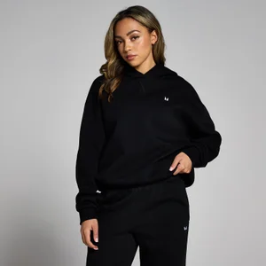 MP Damen Basics Oversize-Kapuzenpulli – Schwarz - Size XXS