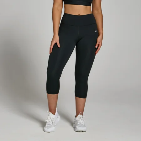 MP Damen Power 3/4-Leggings – Schwarz