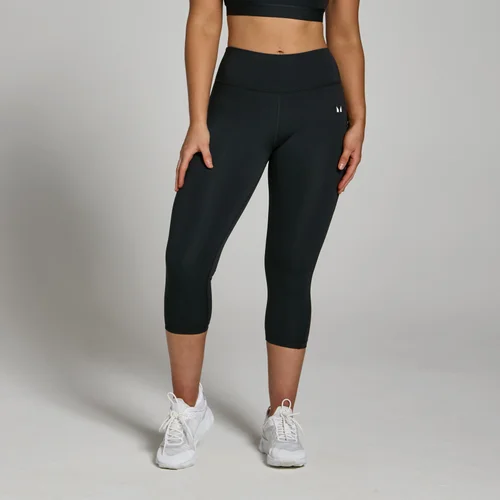 MP Damen Power 3/4-Leggings – Schwarz