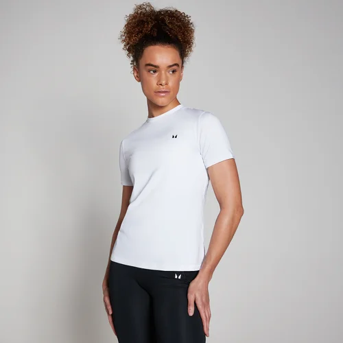 MP Damen Training Kurzarm-T-Shirt – Weiß
