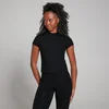 MP Damen Tempo Body Fit Kurzarm-T-Shirt – Schwarz