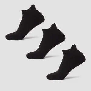 MP Unisex Turnschuh-Socken (3er-Pack) – Schwarz - Size UK 9-11