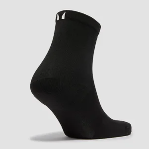 MP Training Cushioned Trainer Socks - Black - Size UK 6-8