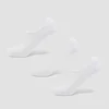 MP Unisex Invisible Socks (3 Pack) - White