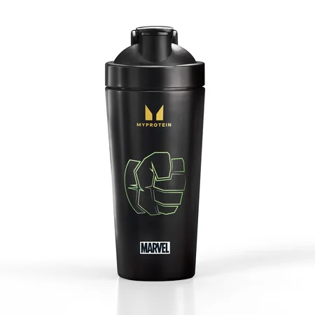 Myprotein Hulk-Shaker aus recyceltem Metall – Schwarz