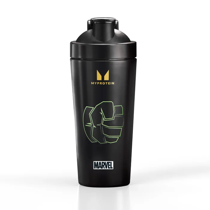 Myprotein Hulk-Shaker aus recyceltem Metall – Schwarz
