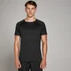 MP Herren Tempo Geprägtes Trainings-T-Shirt – Schwarz