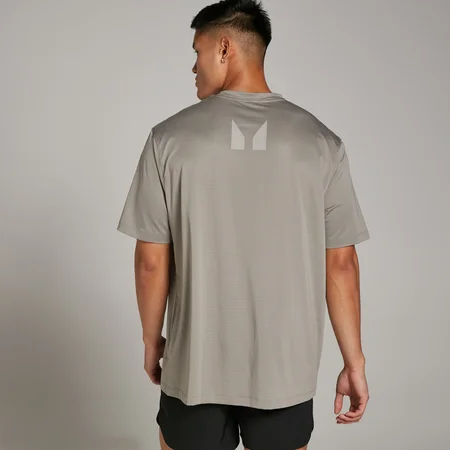 MP Herren Tempo Oversize-Netz-Trainings-T-Shirt – Tonerde