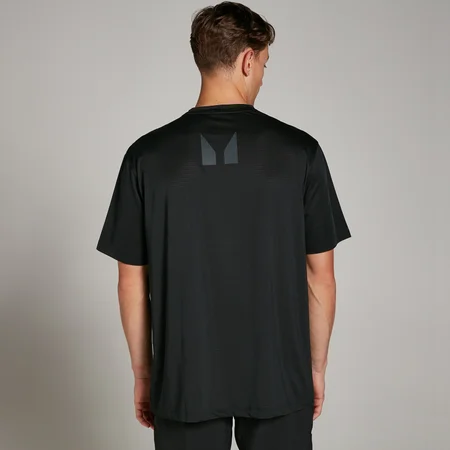 MP Herren Tempo Oversize-Netz-Trainings-T-Shirt – Schwarz