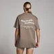 MP Damen Health & Wellness-Grafik Oversized-T-Shirt – Espresso