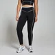 MP Damen Tempo Contrast Texture Leggings – Schwarz