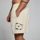 MP Herren Tracking Sweatshorts mit Grafik – Natur