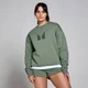 MP Damen Tempo Oversized Sweatshirt – Moosgrün