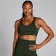MP Damen Tempo Ultra Geklebter Sport-BH – Waldgrün