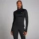 MP Damen Velocity Best 1/4 Reißverschluss-Top – Schwarz