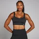 MP Damen Velocity Ultra Geklebter Sport-BH – Schwarz