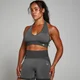 MP Damen Nahtloser Zweifarbiger Sport-BH – Schwarz