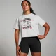 MP Damen Origin Boxy Crop-Top mit Grafik Hellgrau