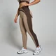 MP Damen Contrast Rib Nahtlose Leggings – Kaschmir/Espresso