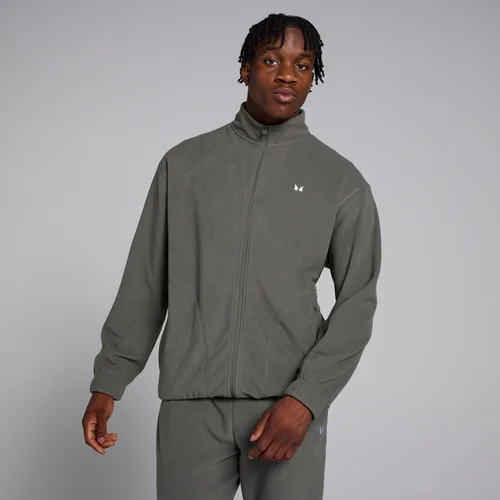 MP Herren Fleece mit durchgehendem Reißverschluss – Gun Metal
