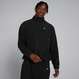 MP Herren Fleece mit durchgehendem Reißverschluss – Schwarz - Size XS
